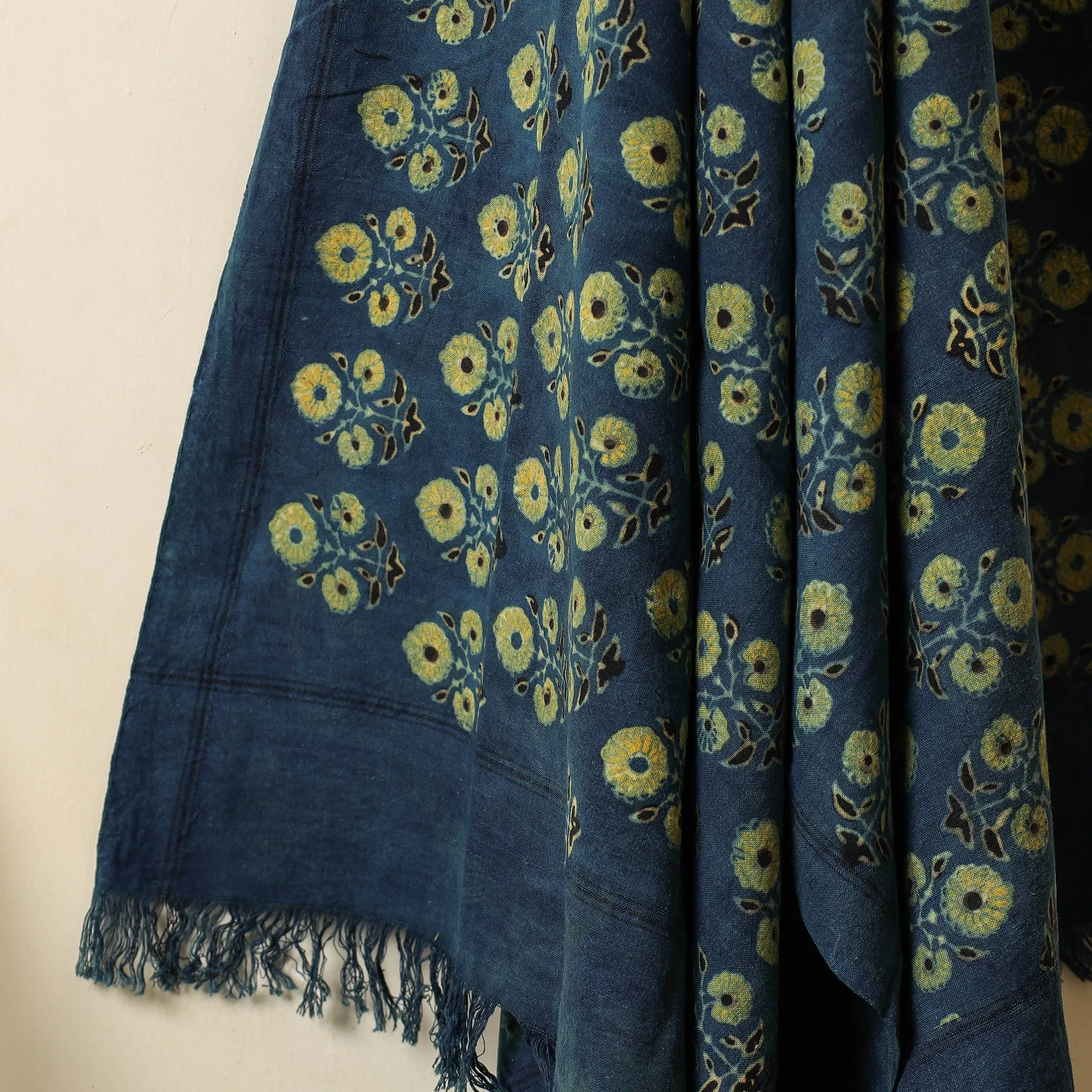 Ajrakh Block Printed Handloom Cotton Towel