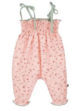 Calamaro Baby Coral Floral Jumpsuit