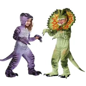 Dinosaur Triceratops Dino Party Game Kid Costumes