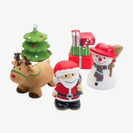 Elegant Baby Christmas Squirties Bath Toys