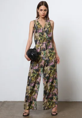 Obscure Yellow Gem-Embellished Jumpsuit