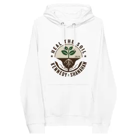 Heal the Soil Unisex Organic Raglan Hoodie