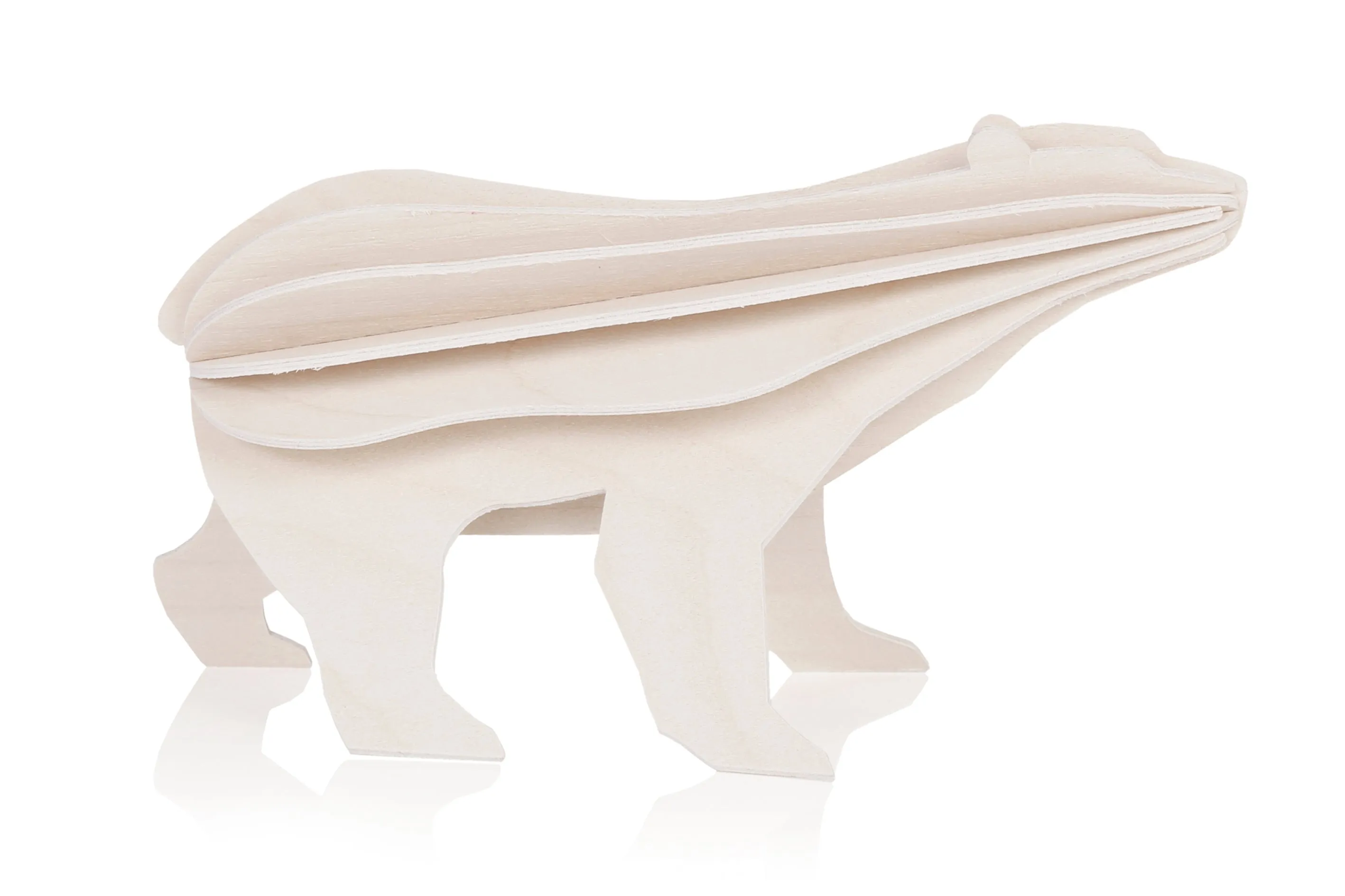 LOVI | Wooden 3D Puzzle | Polar Bear