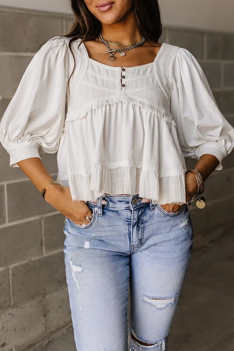 Penelope Ruffle Top