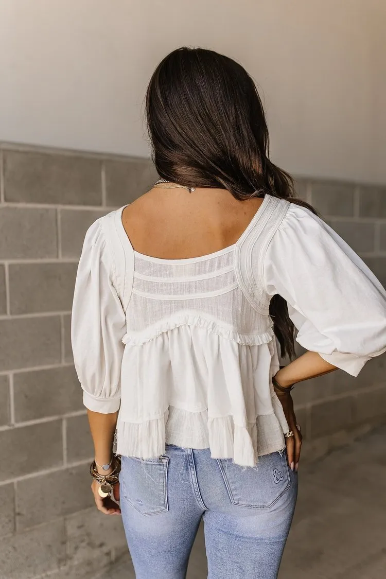 Penelope Ruffle Top