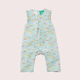 Rainbow Birds Frill Summer Romper