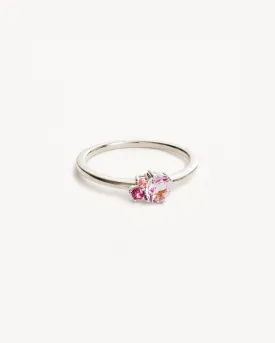 Sterling Silver Kindred Birthstone Ring - October